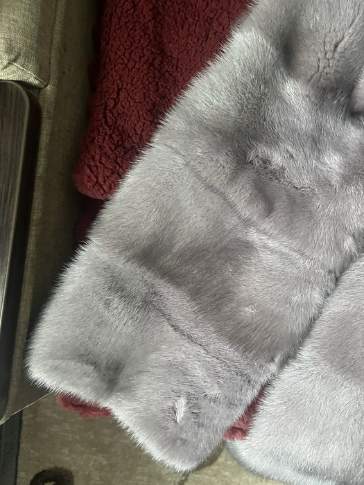 Шуба сріблясто пурпурового кольору