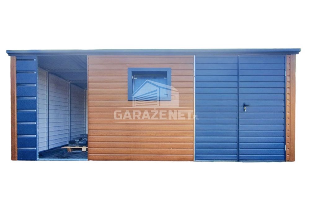 SCHOWEK DOMEK OGRODOWY 4X2,5M Wiata 1,5 Drewnopodobny Spad W Tył Gb437