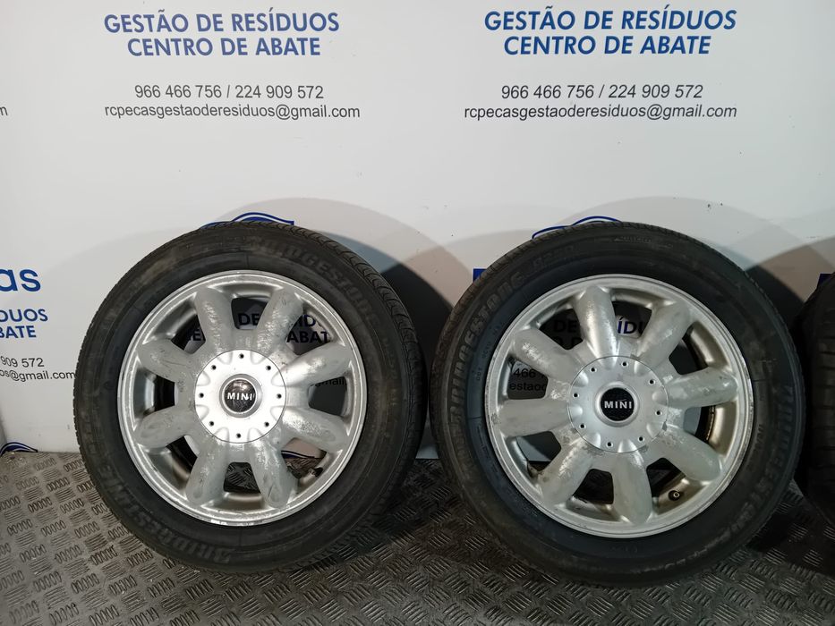 Conjunto Jantes 15 Mini Cooper R50 R52 R53 175x65xR15 4x100 Original