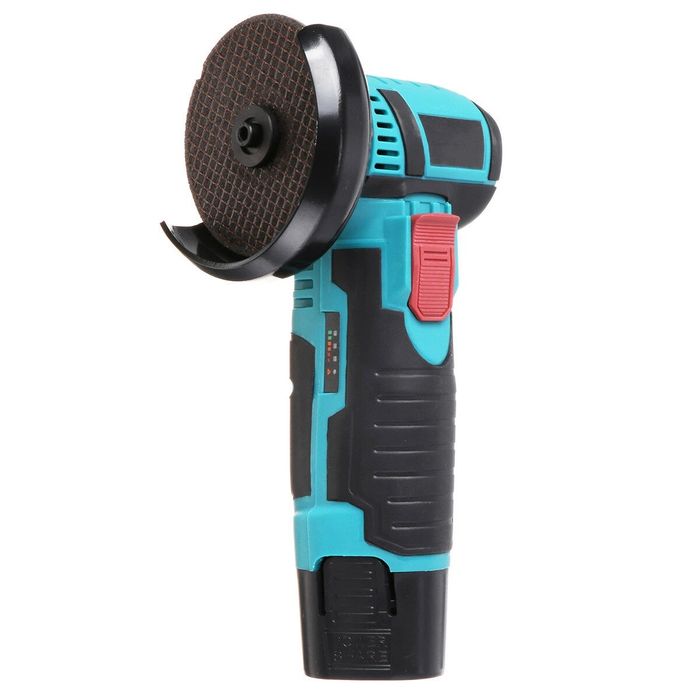 Rebarbadora Angular mini Portátil p Polimento ou Corte 12 V 2000 W com 2 baterias