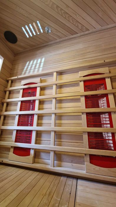 Sauna infra red infrared podczerwień narożna 2os kabina grzewcza