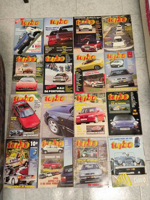 Enorme coleção quase completa de Turbo e catálogos