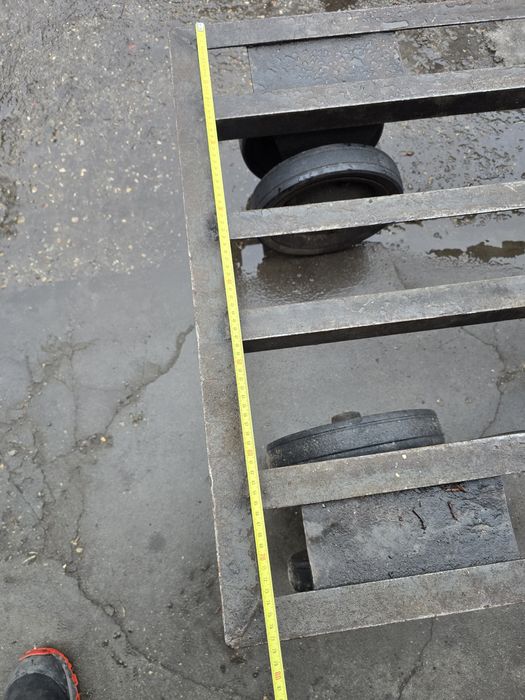 Wózek transportowy 4 kołowy solidny mocny 160x77cm