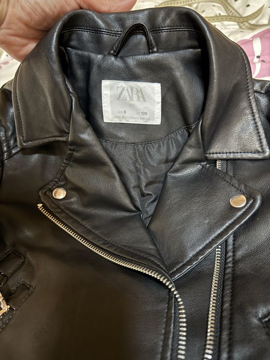 Шкіряна куртка косуха і штани Zara