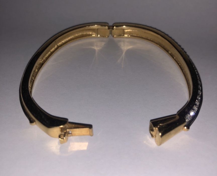 Pulseira dourada Swarovski