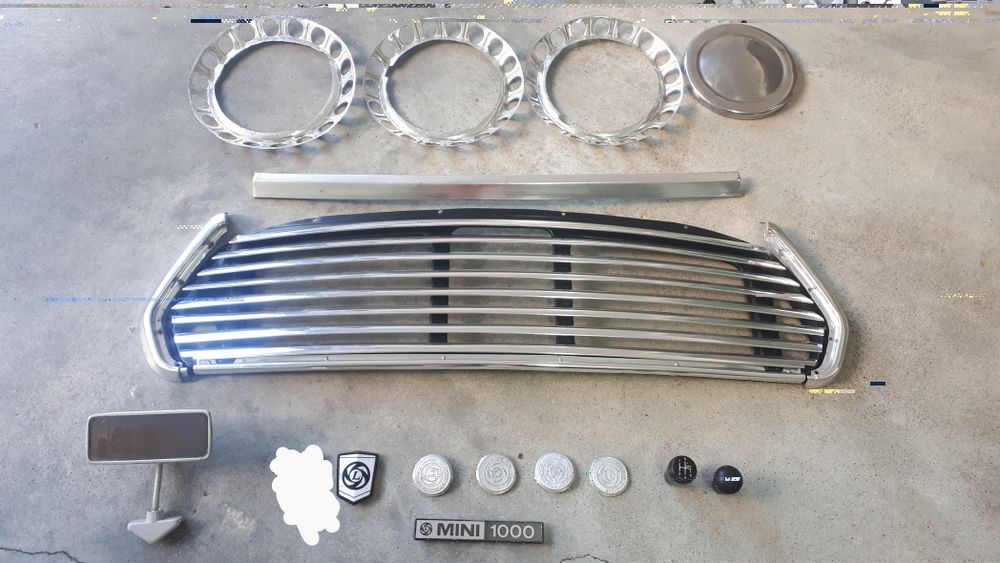 Diverso material/ peças usadas para Mini 1000 e 1275 antigo/ clássico