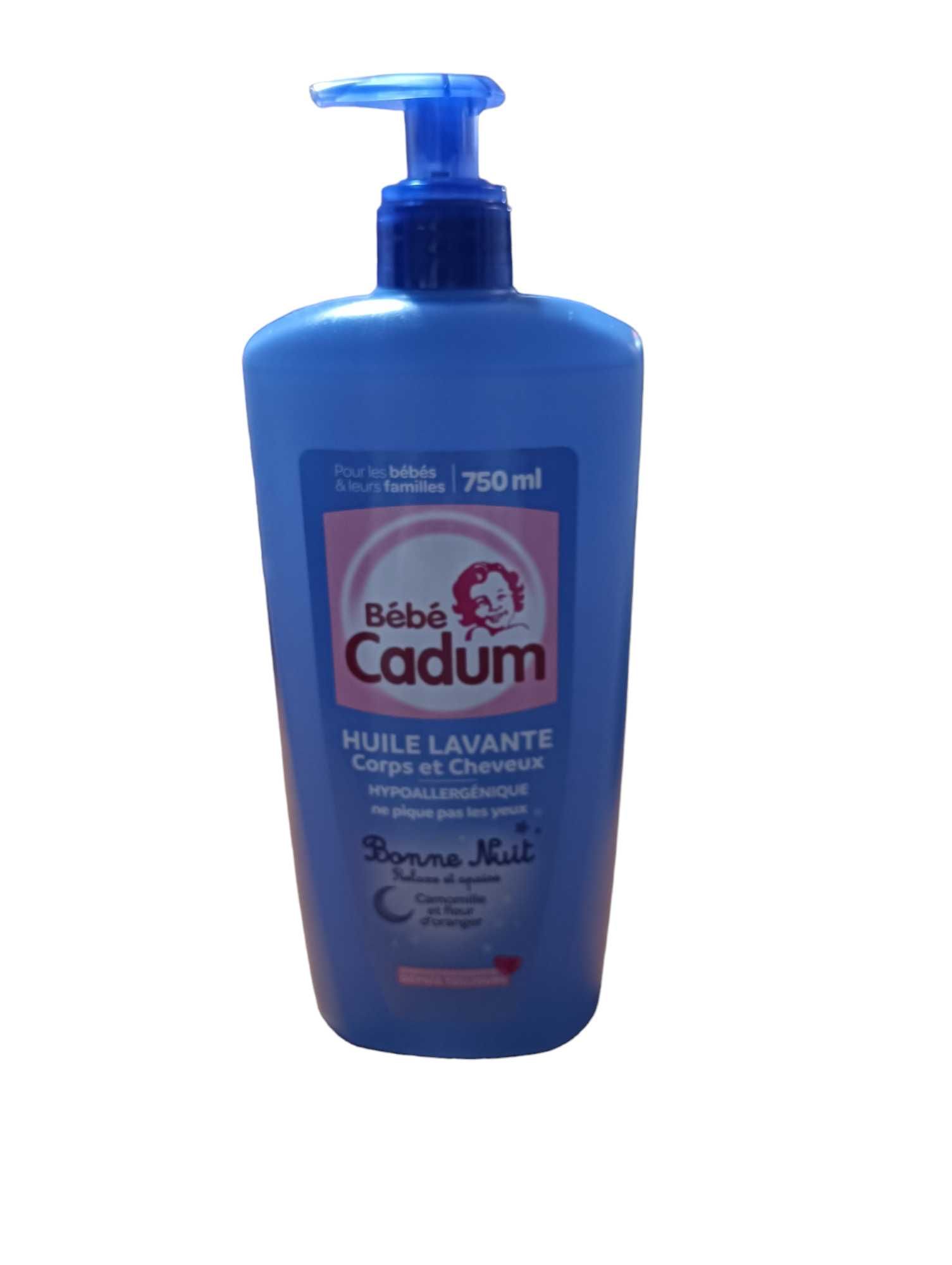 CADUM Bébé Huile Lavante Corps & Cheveux 750ml