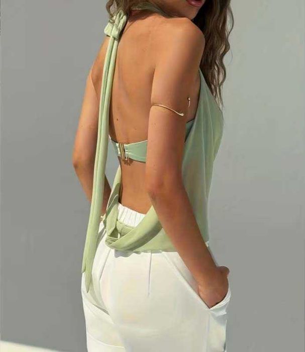 Colete transparente com top