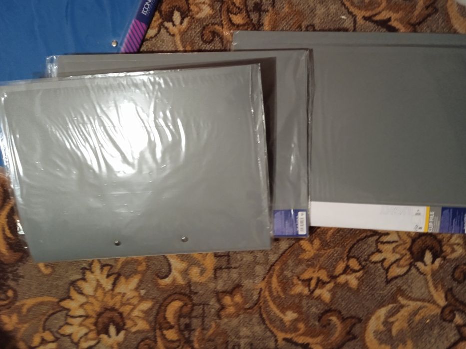 Папка с пружинным механизмом А4 Economix, пластик черная