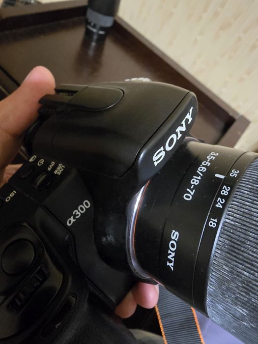 Цифровий дзеркальний фотоапарат sony alpa dslr a300 +2 об'єктива