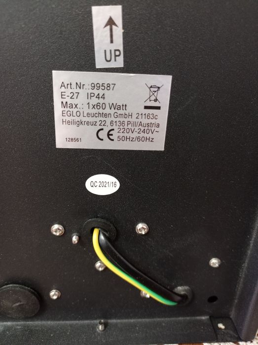 Lampa zewnętrzna dekoracyjna