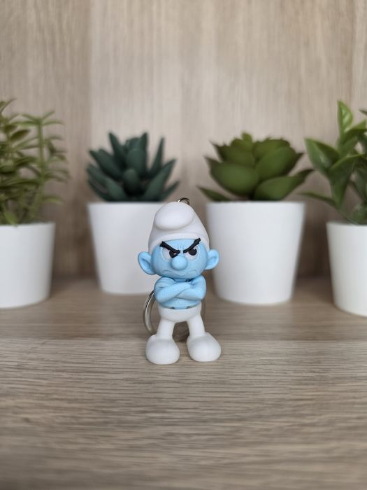 Porta chaves Smurfs