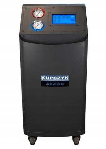 Stacja Klimatyzacji AC-ECO Kupczyk czynnik R134A R1234YF Menu PL