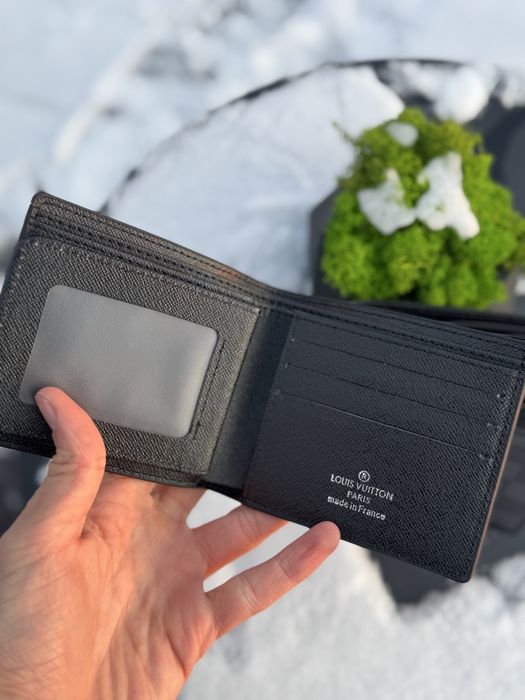 .Гаманець Louis Vuitton чоловічий мужской кошелек Луи Витон черный Лв