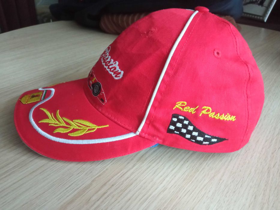 Кепка гоночная"Red Passion"(коттон,58р)