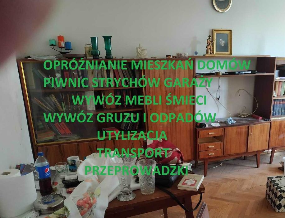 Wywóz śmieci utylizacja gruzu mebli odbiór odpadów budowlanych remont