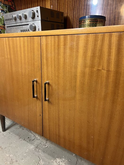 Piękna duża biblioteczka jasna prl vintage retro