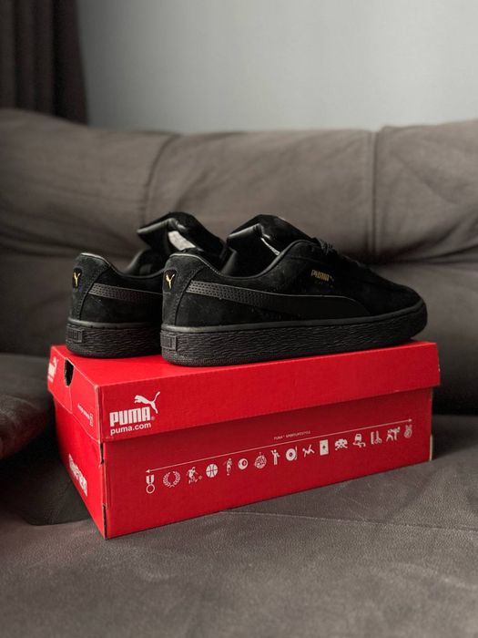 Найкраща Якість! Puma Suede XL Black•Кросівки Пума Замш (чорні)