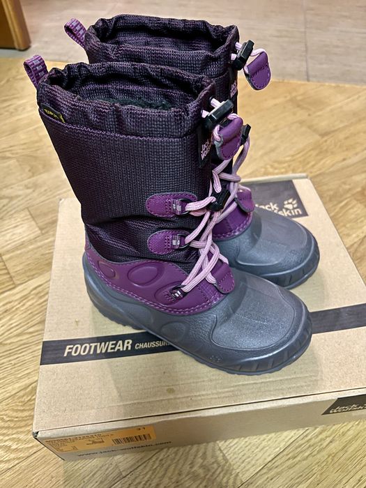 Зимние ботинки 20см jack wolfskin снегобутсы