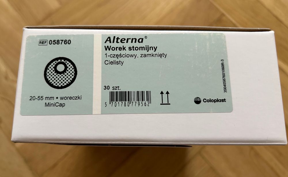 Coloplast Alterna worek stomijny MiniCap 20–55 mm, nowe - 30 szt