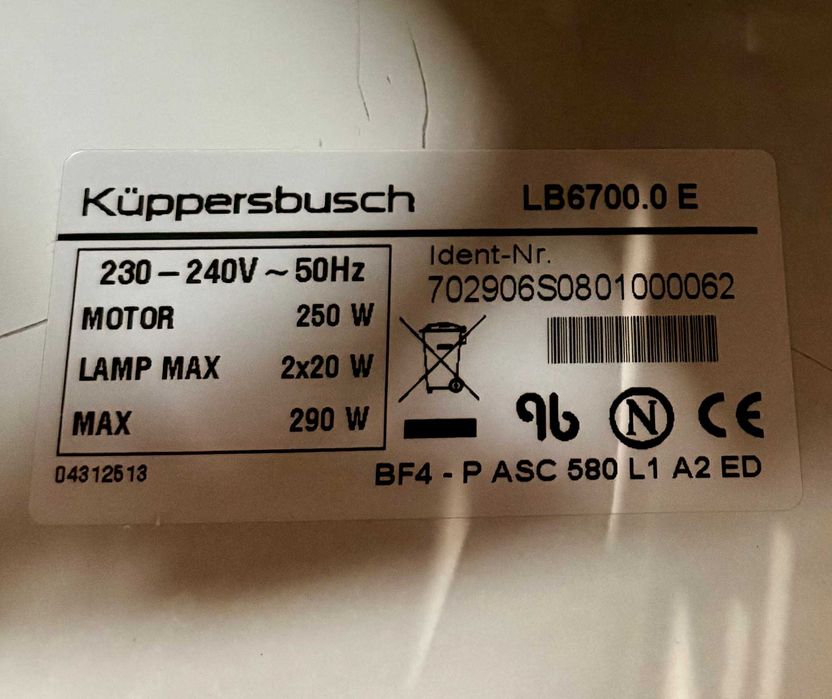 Küppersbusch LB6700.0E - pochłaniacz/okap do zabudowy