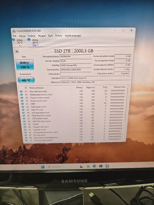 Dysk ssd  2tb t650