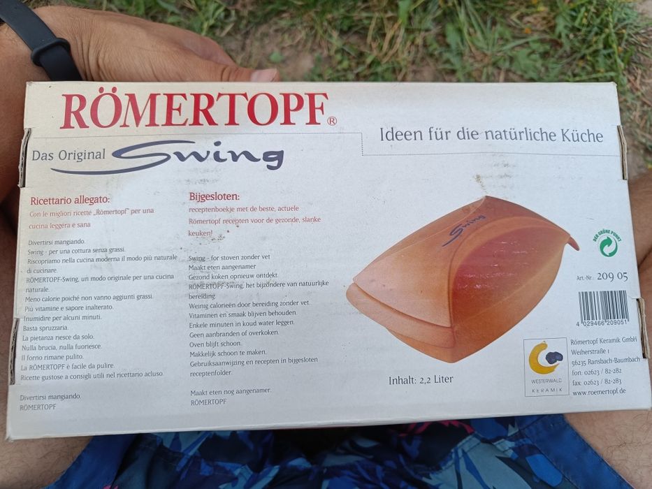 Romertopf Swing garnek rzymski gliniany oryginalny