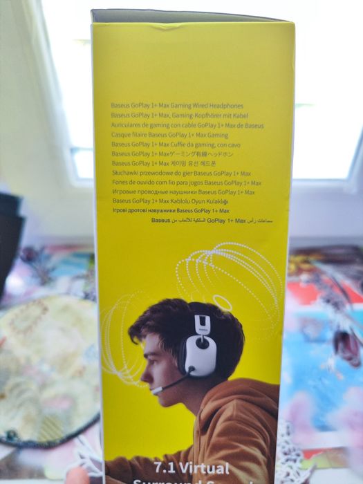 Наушники Baseus GoPlay 1+ Max Gaming Wired Headphones. Новенькие