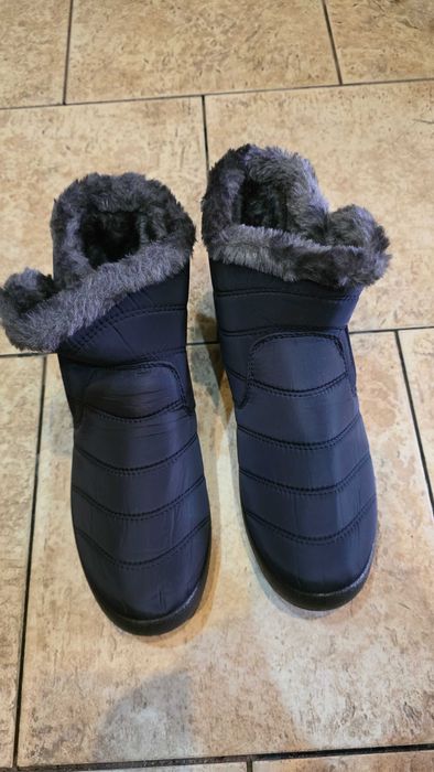 Damskie botki do kostki, zimowe buty izolowane