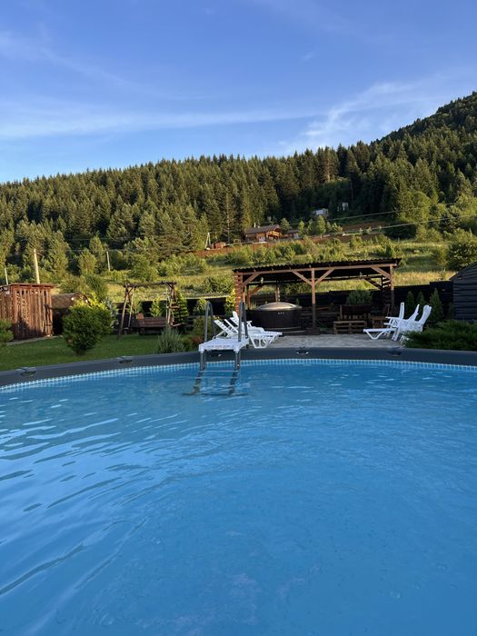 Котедж з окремою територією Будинок Карпати гори басейн річка