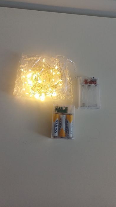Łańcuch Świetlny Twinkle, 3 m, 100 Diod LED, Wodoodporne Na Baterie