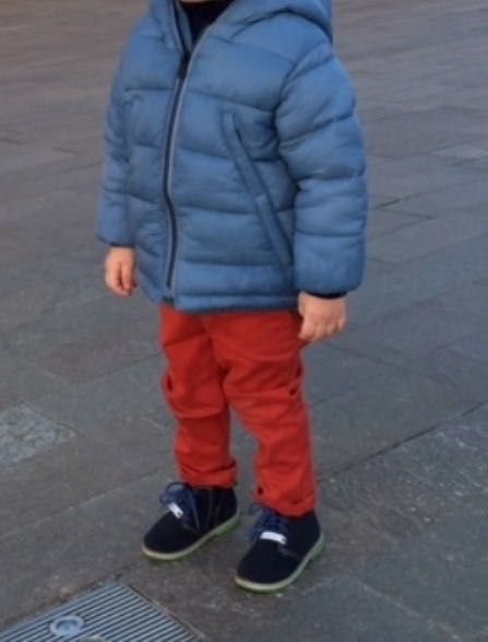 Bartek__Skórzane granatowe trzewiki roz.21 / wkł. 13,5cm   /Nowe?