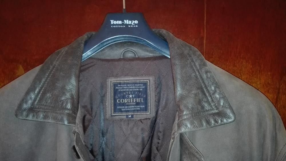 casaco couro CORTEFIEL