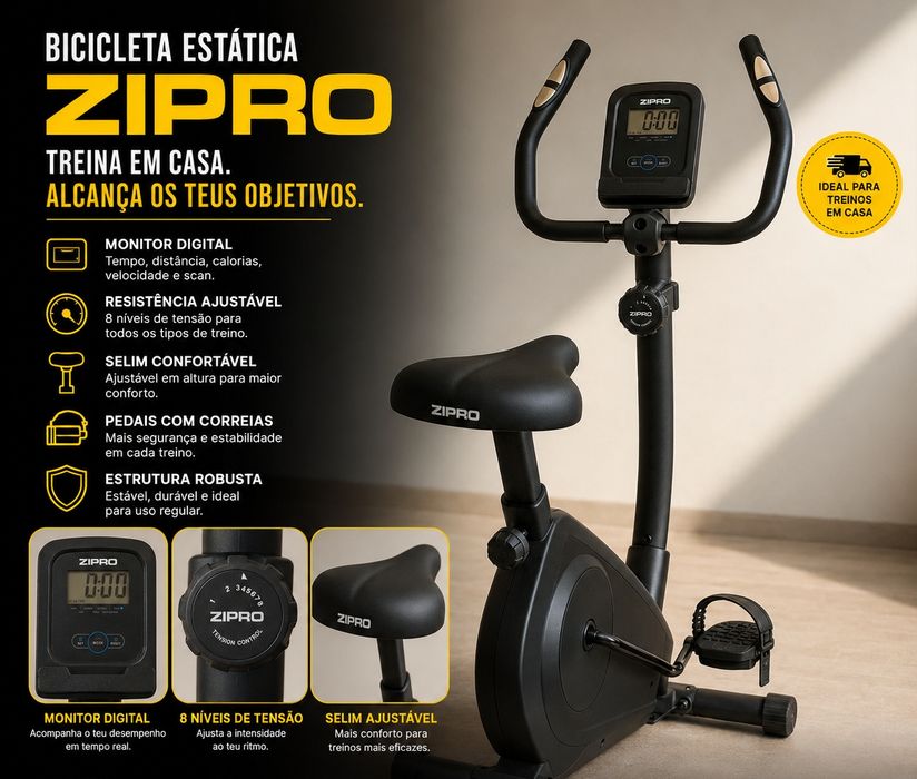 Bicicleta Estática- Zipro - Como Nova