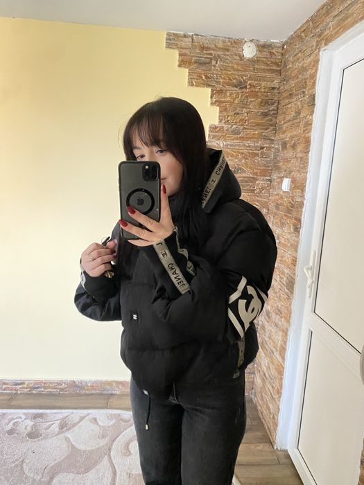 Куртка пуховик chanel