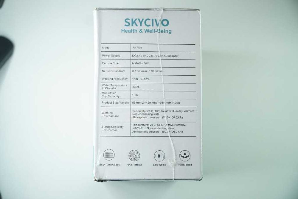 Przenośny nebulizer usb Skycivo Air Plus