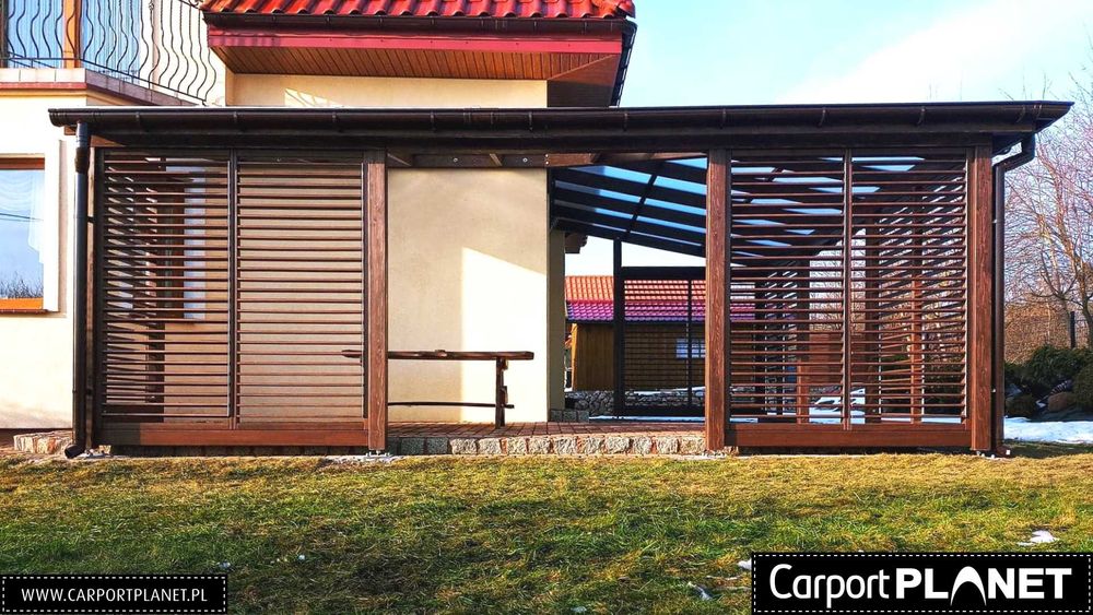 Pergola tarasowa zadaszenie tarasu