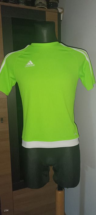Koszulka sportowa soczysta zieleń. Adidas