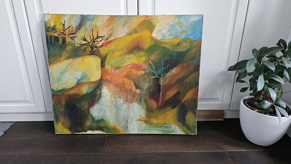 Obraz pejzaż olej na płótnie