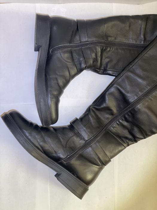 Сапоги женские зимние кожаные