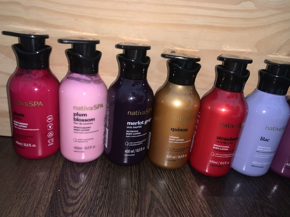 Loções corporais  nativaSPA