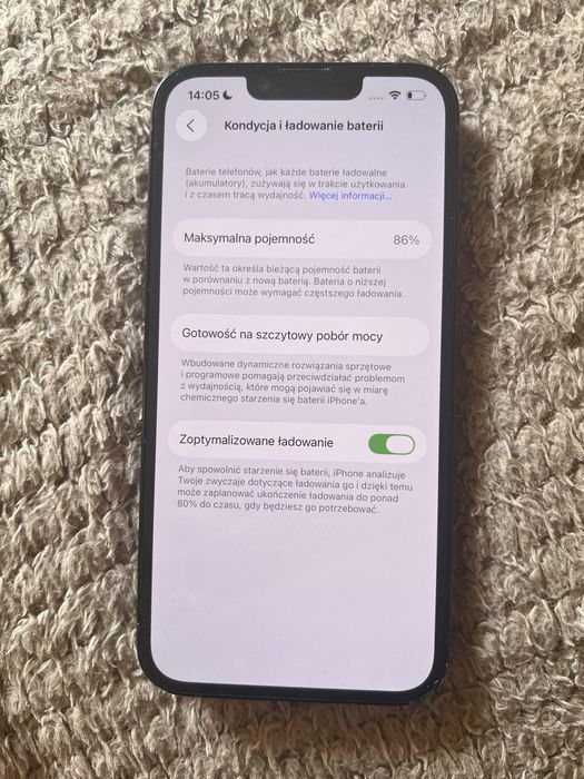 Iphone 14 na 128, 86% oryginal