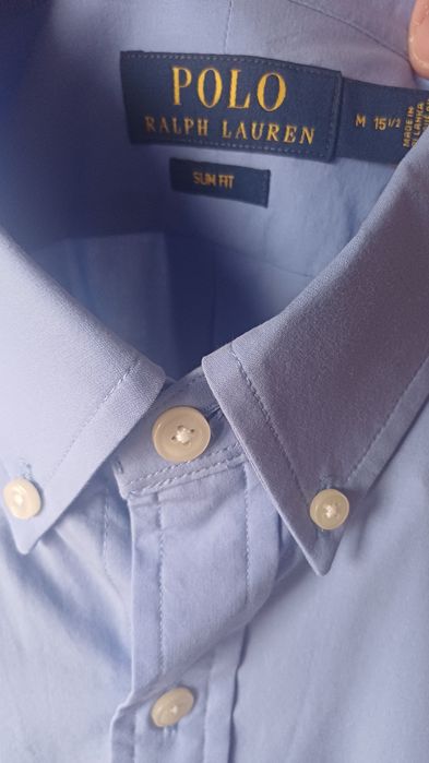 Camisa azul claro Homem Slim Fit - Ralph Lauren - M