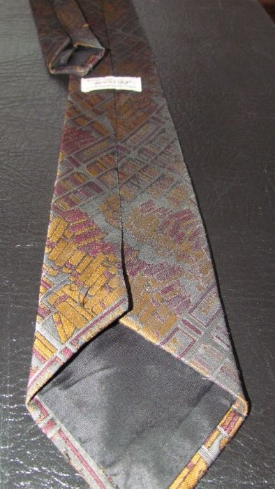 Elegancki Włoski Krawat jakich mało marki TERRUZZI nr 7