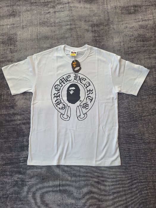 Футболка Bape x Chrome Hearts/ хром хардс/ хром хердс /Марсело бурлон / палмангелс/ палм ангелс/тигер /шорти / spreyground/ спрейграунда/ бейп /