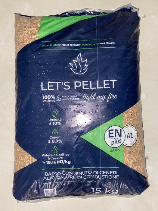 Pellet pelet A1 ENPlus LET'S