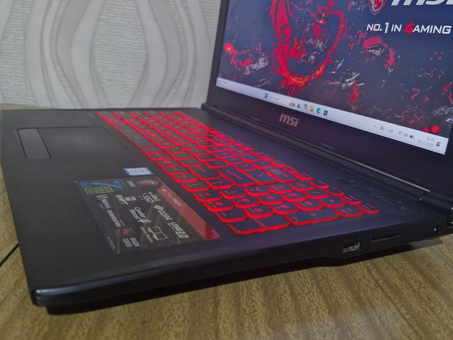 Ігровий ноутбук MSI | GTX 1050 4GB | 16GB RAM | Игровой |