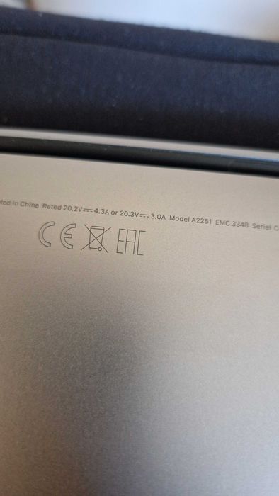 Mac book Pro 13" A2251 intel i7 4.1ghz 16GB ram 512 ssd GWARANCJA 2 LATA