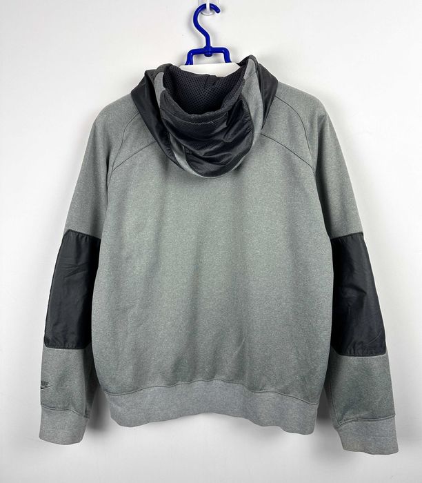 Bluza kurtka męska Nike z kapturem tech szara r. M