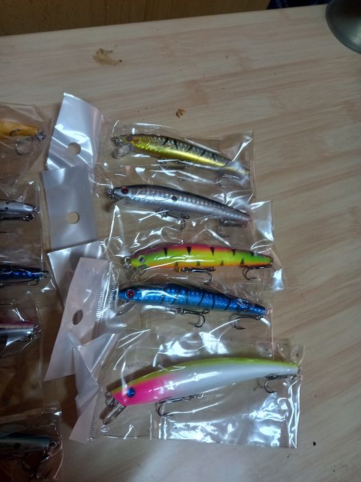 Iscas para pesca.